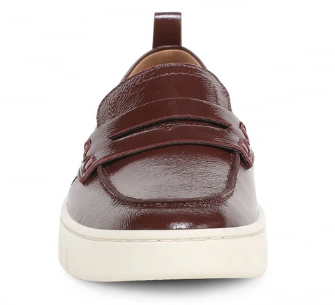 Vionic Uptown Loafer Wine Patent