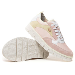 On Foot 955 Lace Up Pink/Yellow