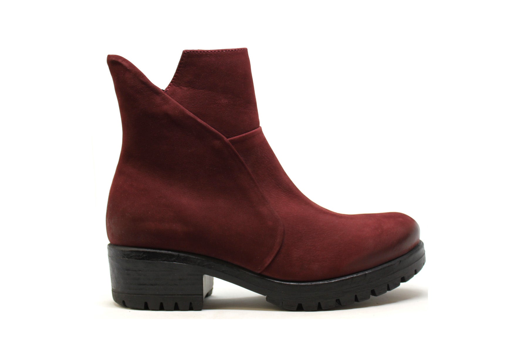 Bueno Forge Dk Red Nubuck Bootie