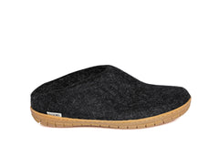 Glerups Slip On Charcoal (rubber sole)