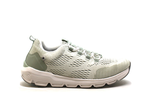 Rieker Revolution  40403-52 White/Pale Green Combo Slip On Shoe