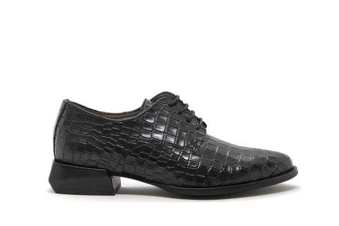 Wonders - C-6012 Croco Black