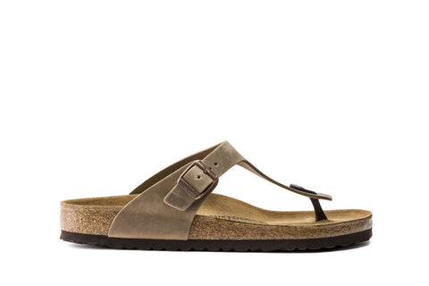 Birkenstock Gizeh Oiled Tabacco Brown Leather