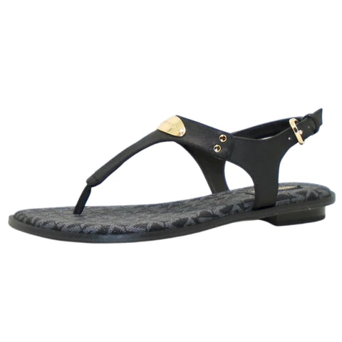 Michael Kors Plate Thong Sandal - Black